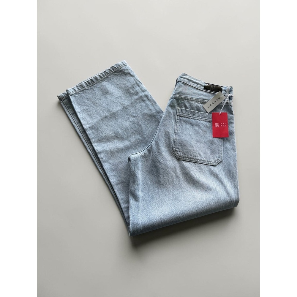 PacSun x The Met Museum American Wing Light Wash Wide Leg Jeans Size 32 NWT